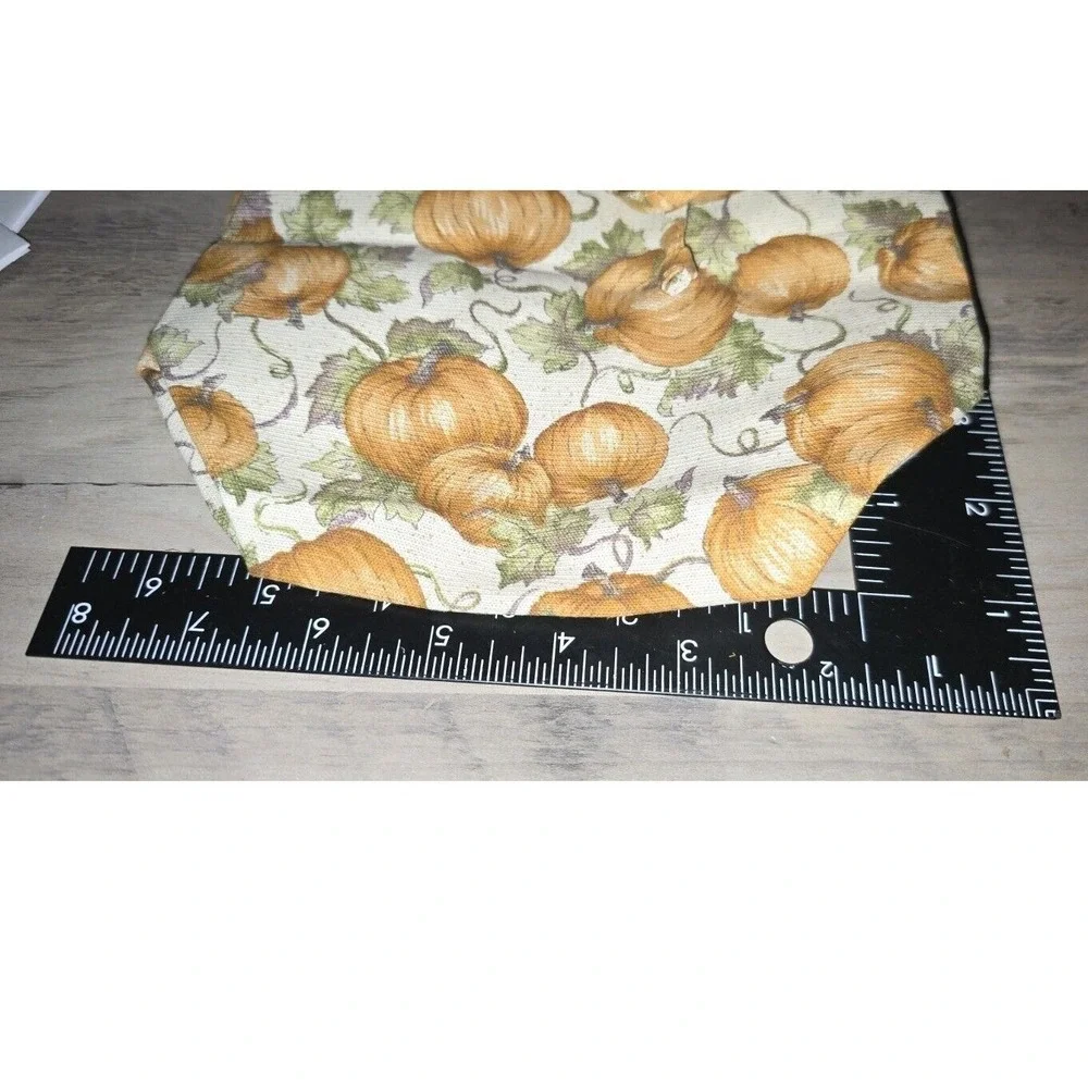 NEW Longaberger Cloth Liner PUMPKIN patch FALL FOLIAGE‎ 2644176 In Bag 8x12